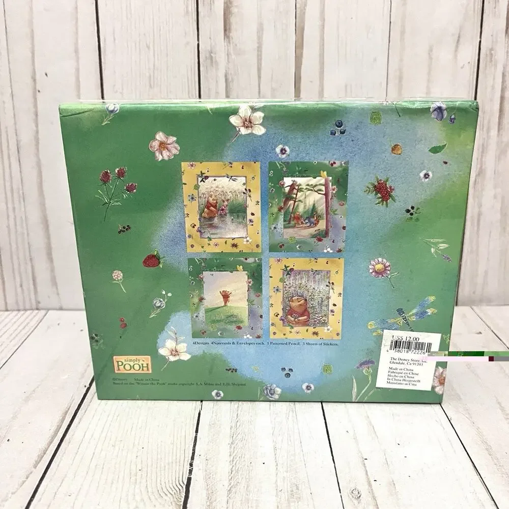 Disney Winnie The Pooh Stationary Gift Box with Envelopes Stickers Pencil Sealed